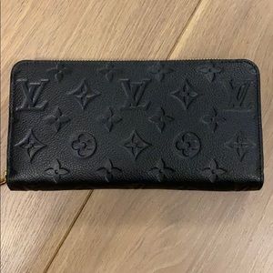 Louis Vuitton Monogram Empreinte Zip Wallet